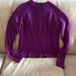 GAP Cashsoft Women's Sweater in Purple XXS